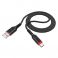 Kabl USB-A na USB-C (Type C) Hoco QC 3A 1 m X59 crni