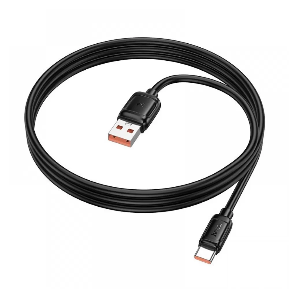 Kabl USB-A na USB-C (Type C) Hoco PD 5A 100W 1 m X115 crni