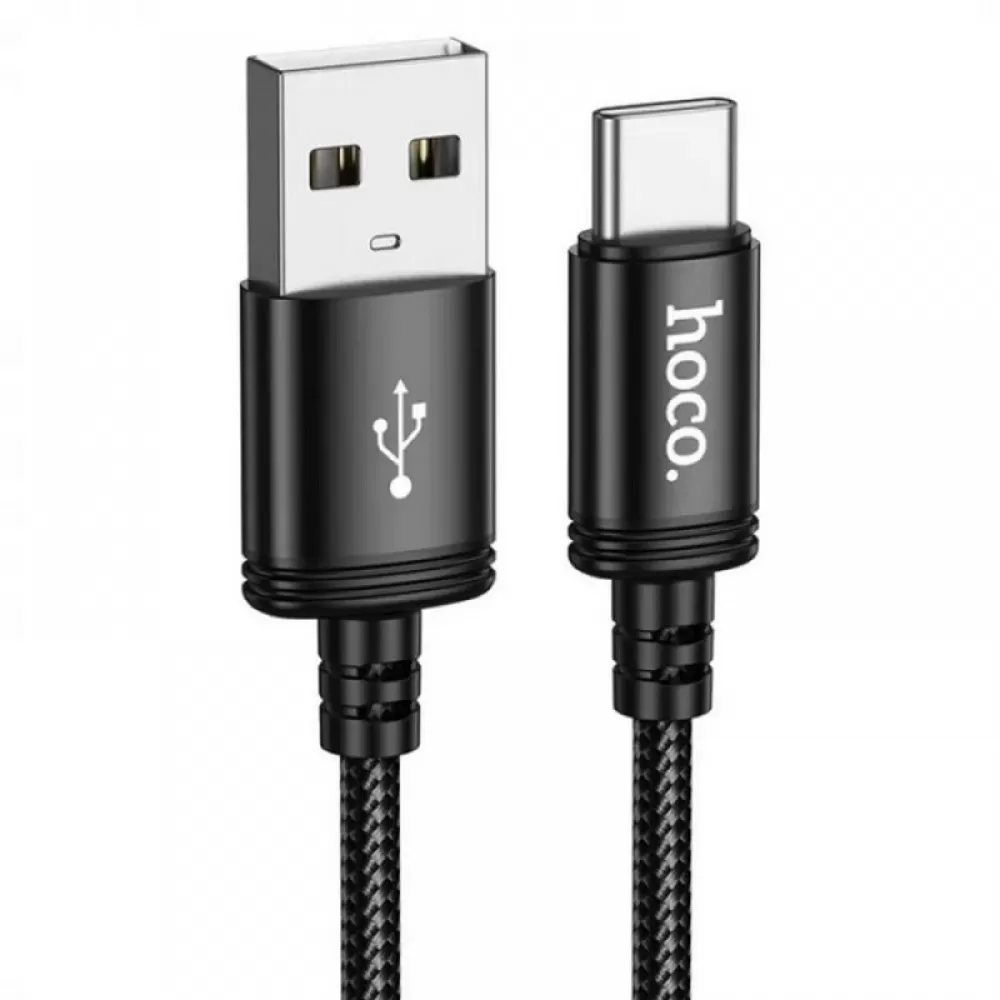Kabl USB-A na USB-C (Type C) Hoco 3A 3 m X91 crni