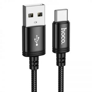 Kabl USB-A na USB-C (Type C) Hoco 3A 3 m X91 crni