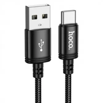Kabl USB-A na USB-C (Type C) Hoco 3A 3 m X91 crni