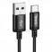Kabl USB-A na USB-C (Type C) Hoco 3A 3 m X91 crni