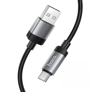 Kabl USB-A na USB-C (Type C) Hoco 3A 1 m X117 crni