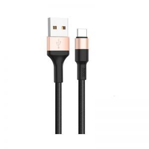 Kabl USB-A na USB-C (Type C) Hoco 2A 1 m X26 crno-zlatni