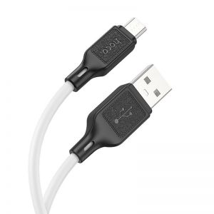 Kabl USB-A na Micro USB Hoco 2,4A 1 m X90 beli