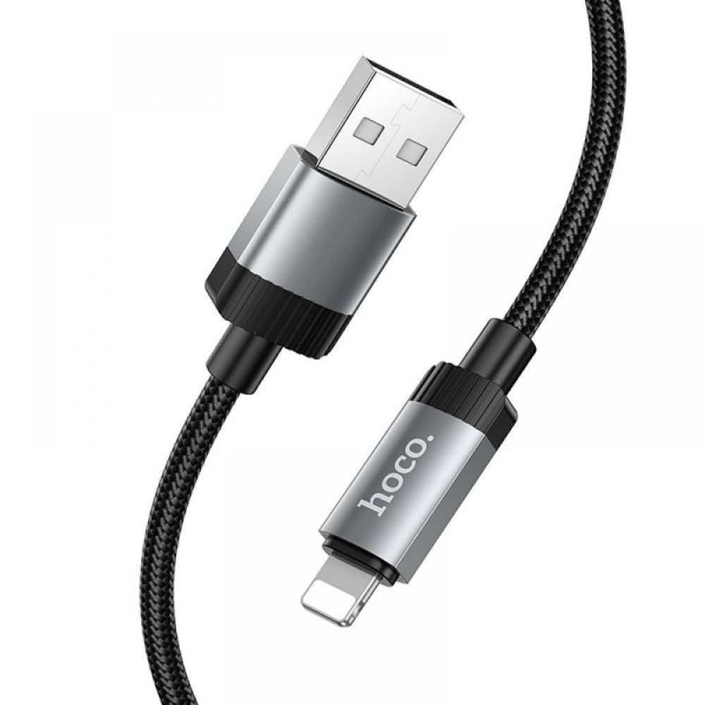 Kabl USB-A na Lightning Hoco 2,4A 1 m X117 crni