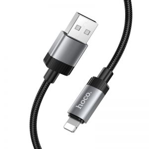 Kabl USB-A na Lightning Hoco 2,4A 1 m X117 crni