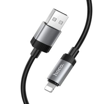 Kabl USB-A na Lightning Hoco 2,4A 1 m X117 crni
