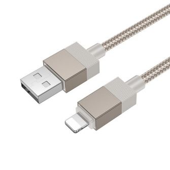 Kabl USB-A na Lightning Hoco 2,4A 1 m X110 zlatni