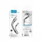 AUX kabl 3,5 mm (zenski) na 2 x 3,5 mm (muski) Hoco 0,25 m UPA21 metalno sivi