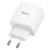 GaN kucni punjac Hoco USB-C (Type C) PD AVS 40W (maks. 60W) N83 beli