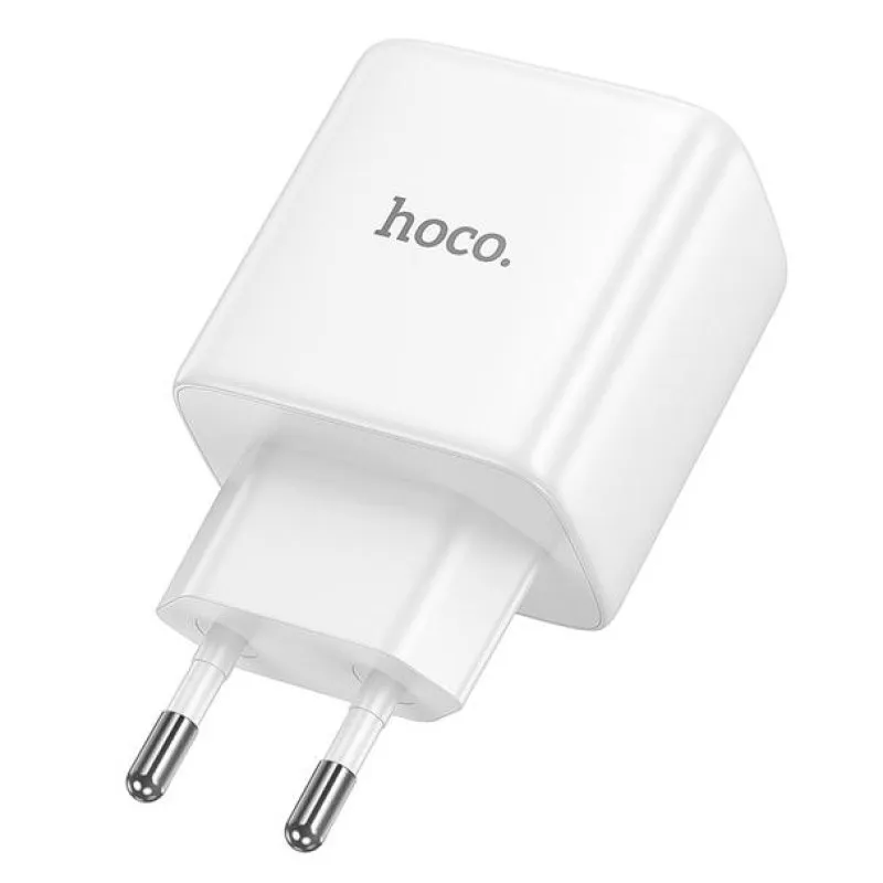 GaN kucni punjac Hoco USB-C (Type C) PD AVS 40W (maks. 60W) N83 beli