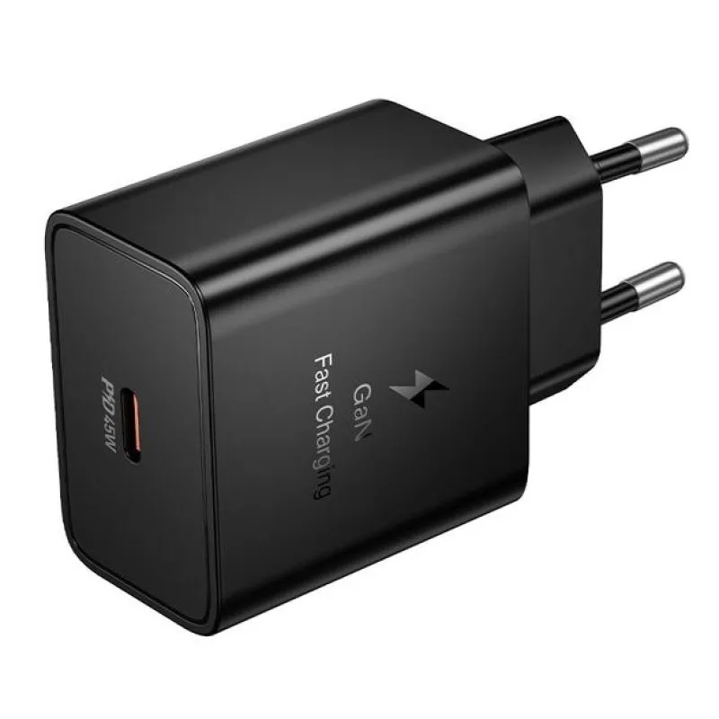 Kucni punjac Hoco USB-C (Type C) QC PD 45W N77 crni