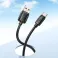 Kabl USB-A na USB-C (Type C) Hoco PD 5A 100W 1 m X115 crni