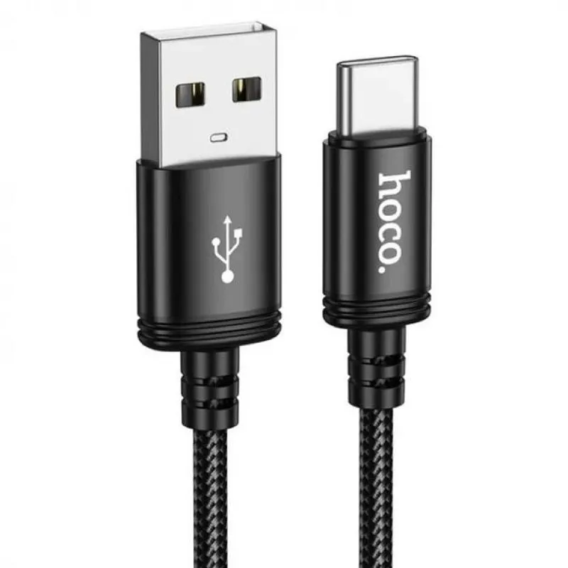 Kabl USB-A na USB-C (Type C) Hoco 3A 3 m X91 crni