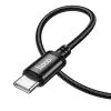 Kabl USB-A na USB-C (Type C) Hoco 3A 3 m X91 crni