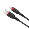 Kabl USB-A na Micro USB Hoco 2,4A 3 m X59 crni