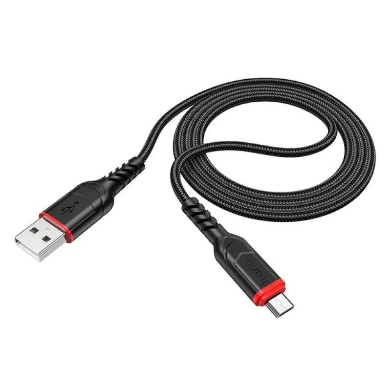 Kabl USB-A na Micro USB Hoco 2,4A 3 m X59 crni