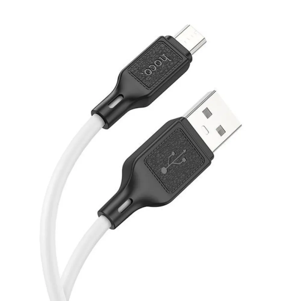 Kabl USB-A na Micro USB Hoco 2,4A 1 m X90 beli