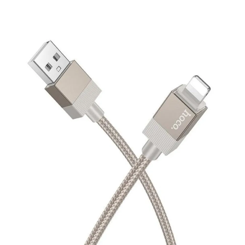 Kabl USB-A na Lightning Hoco 2,4A 1 m X110 zlatni