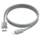 Kabl USB-A na Lightning Hoco 2,4A 1 m X107 sivi