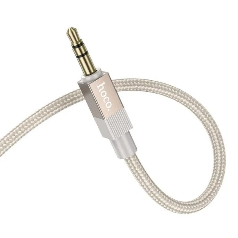 AUX kabl 3,5 mm (muski) na 3,5 mm (muski) Hoco 1 m UPA32 zlatni