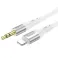 AUX kabl 3,5 mm na Lightning Hoco 1 m UPA22 beli