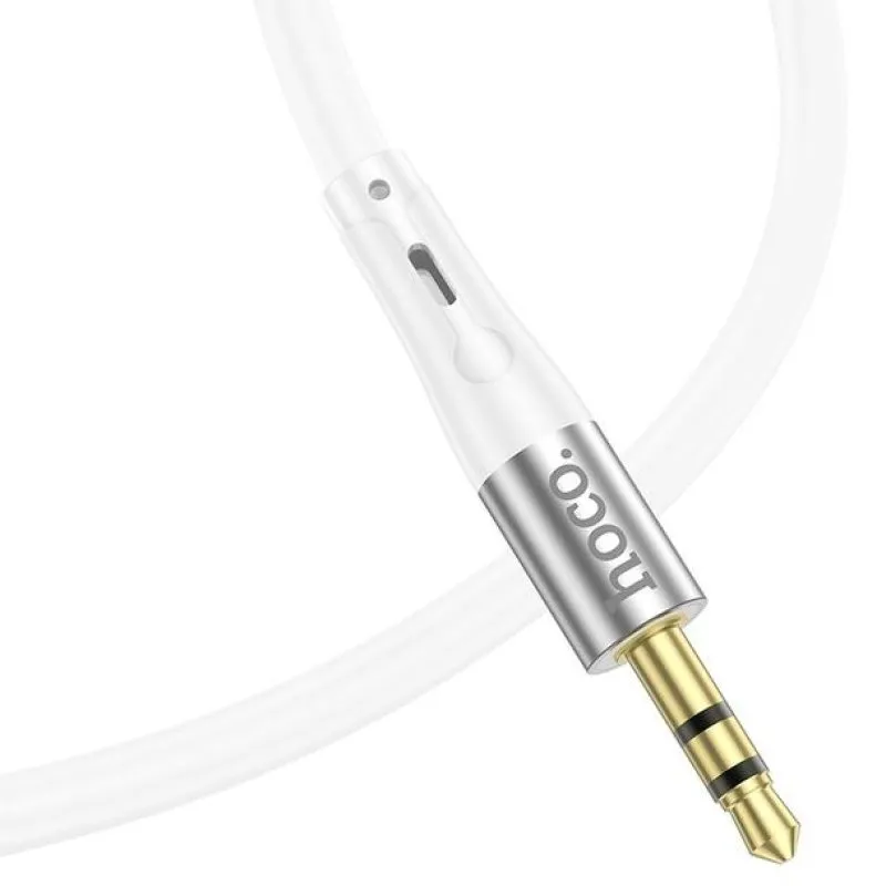 AUX kabl 3,5 mm na Lightning Hoco 1 m UPA22 beli