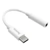 AUX adapter USB-C (Type C) na 3,5 mm Hoco LS30 beli
