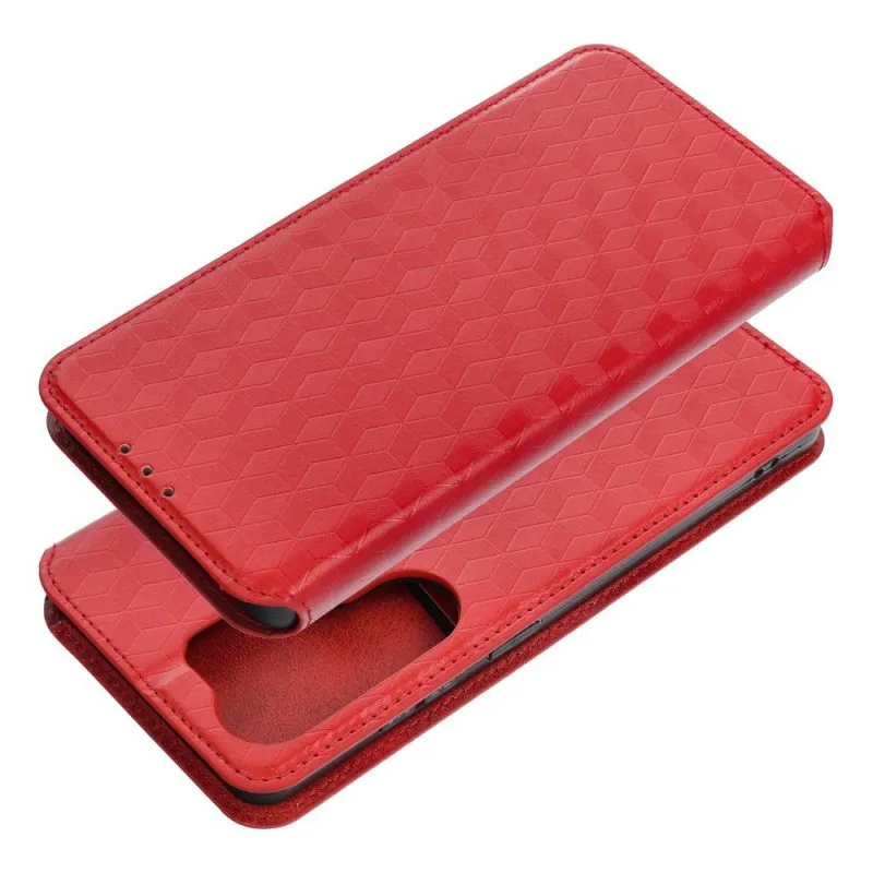 Futrola Flip CUBIC BOOK za Xiaomi Redmi Note 15 PRO 5G crvena