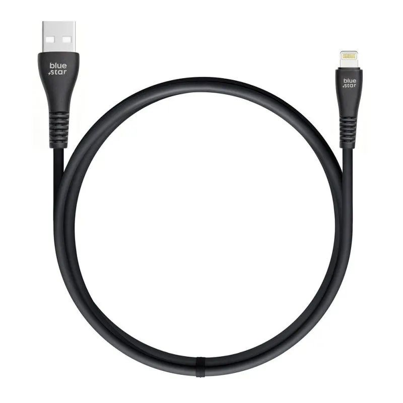 USB A na Lightning kabl Blue Star 2A 12W 1 m PJ-DG5-A crni