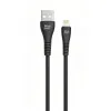 USB A na Lightning kabl Blue Star 2A 12W 1 m PJ-DG5-A crni