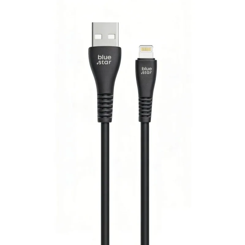 USB A na Lightning kabl Blue Star 2A 12W 1 m PJ-DG5-A crni