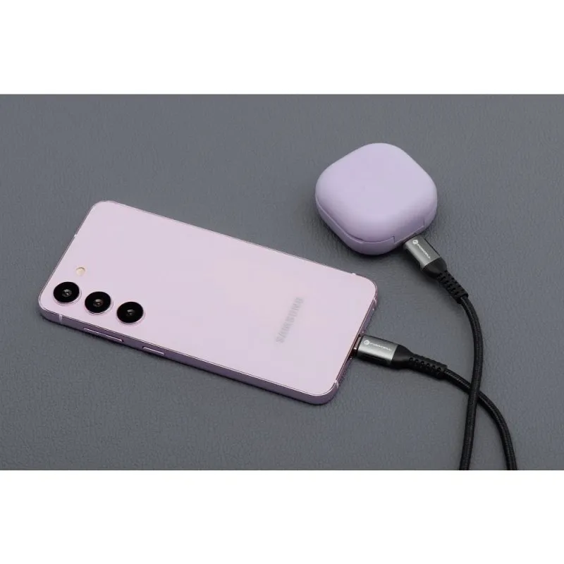 USB C na USB C kabl Forcell F-Energy QC4.0 PD 5A 240W Cafule 0,5 m C263 crni