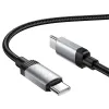 USB C na USB C kabl Hoco 3A 60W 1 m X117 crni