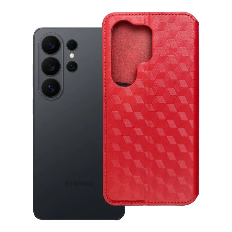 Futrola Flip CUBIC BOOK za Xiaomi Redmi Note 15 PRO 4G crvena
