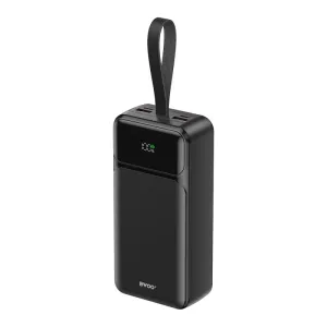BWOO Powerbank 65W 30000 mAh 2x USB-A, 1x USB-C sa LCD ekranom crni