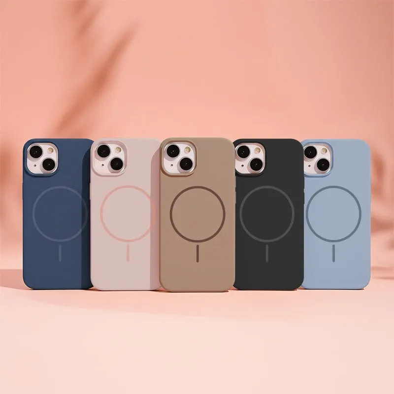 Futrola SILICONE THIN MAG za iPhone 17 / iPhone 18 (6.3) braon
