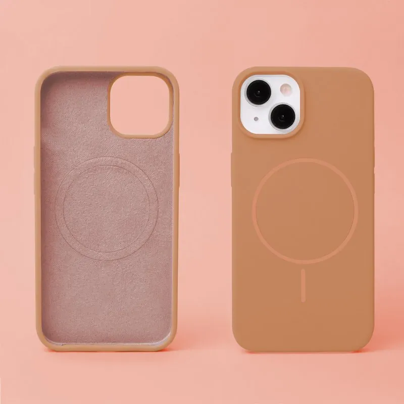 Futrola SILICONE THIN MAG za iPhone 17 / iPhone 18 (6.3) karamel