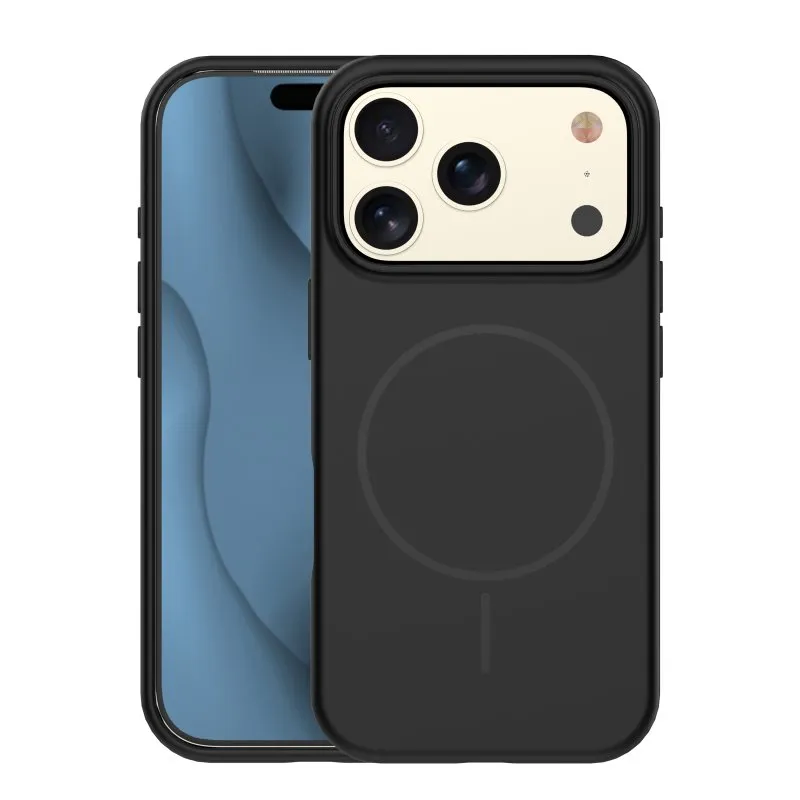 Futrola SILICONE THIN MAG za iPhone 17 Pro / iPhone 18 Pro 6,3" crna