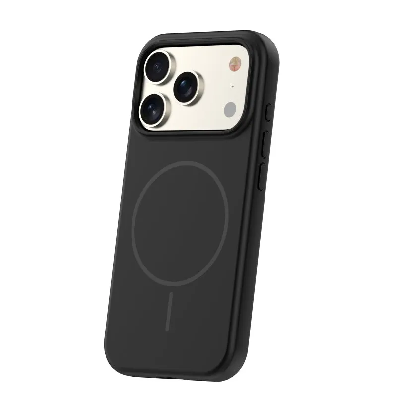 Futrola SILICONE THIN MAG za iPhone 17 Pro / iPhone 18 Pro 6,3" crna