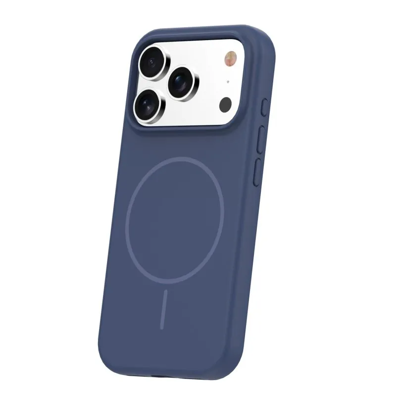 Futrola SILICONE THIN MAG za iPhone 17 Pro 6,3" tamnoplava
