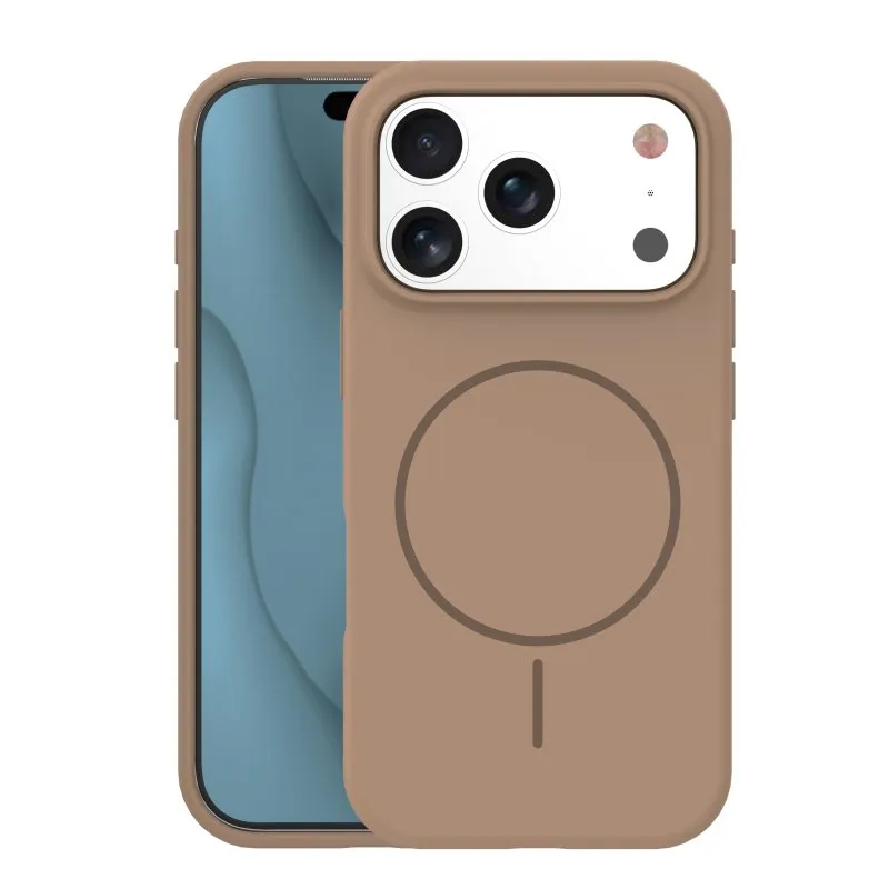 Futrola SILICONE THIN MAG za iPhone 17 Pro Max / iPhone 18 Pro Max 6,9" braon