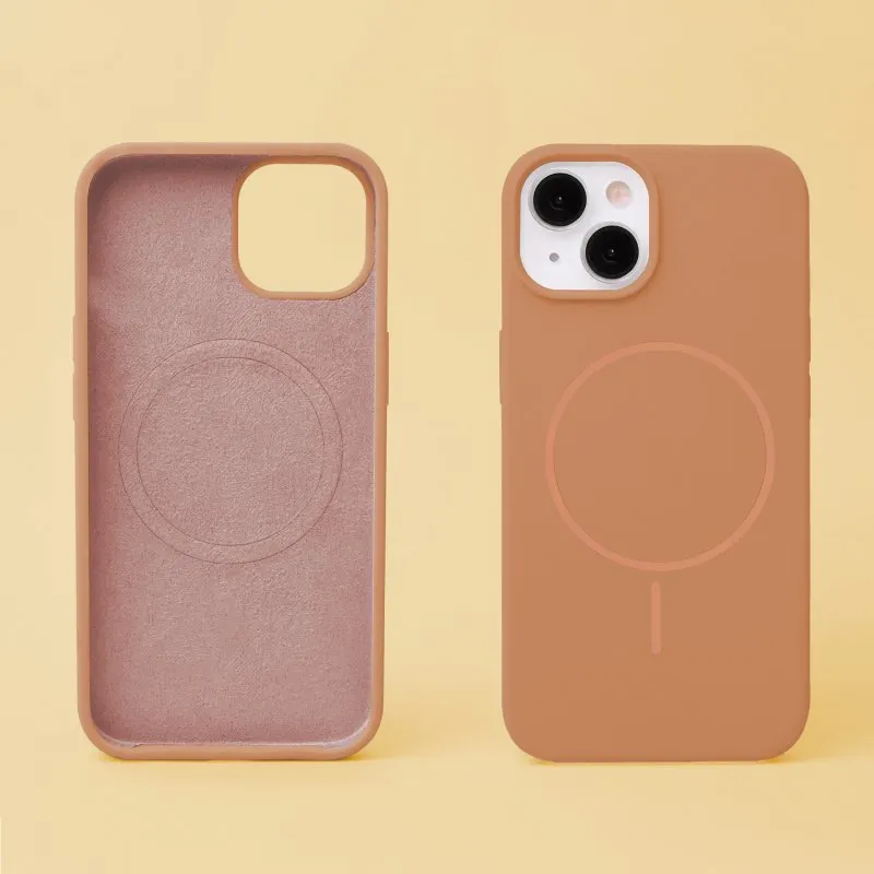 Futrola SILICONE THIN MAG za iPhone 17 Pro Max / iPhone 18 Pro Max 6,9" karamel