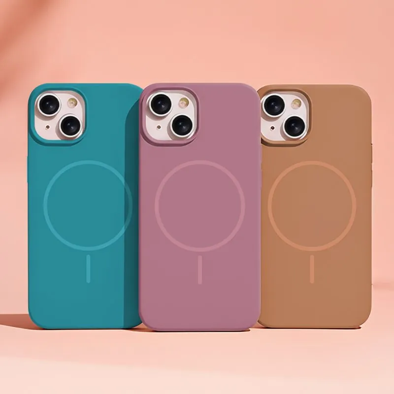 Futrola SILICONE THIN MAG za iPhone 17 Pro Max / iPhone 18 Pro Max 6,9" karamel