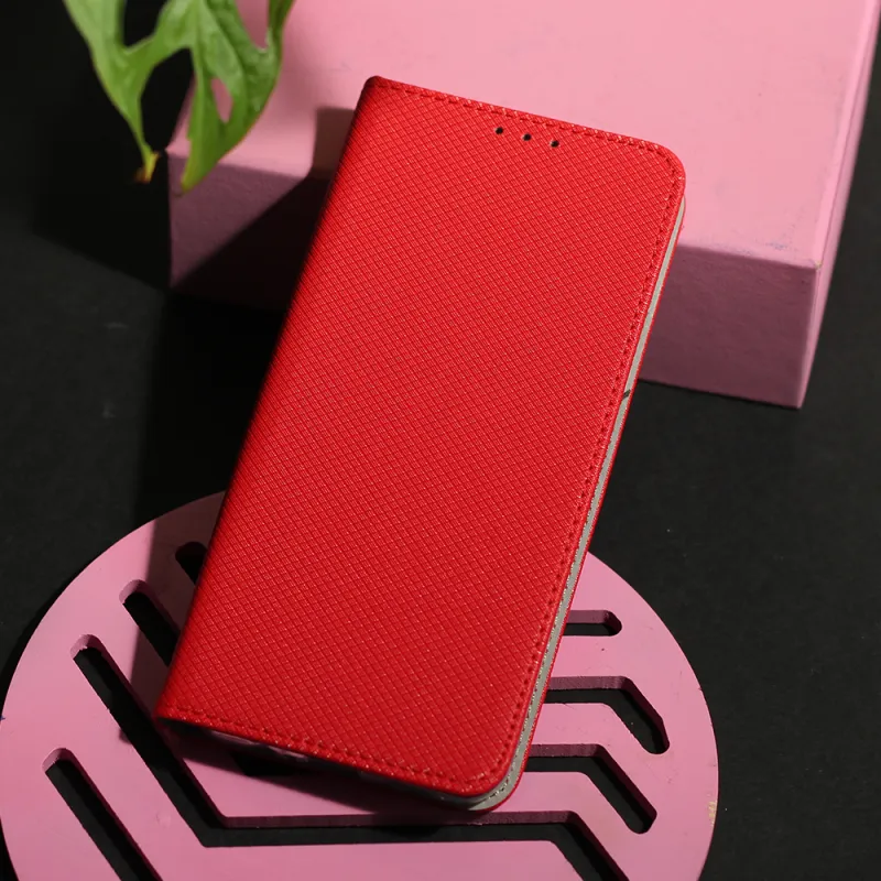 Futrola flip SMART CASE BOOK (Smart Magnet case) za Realme 16 5G crvena