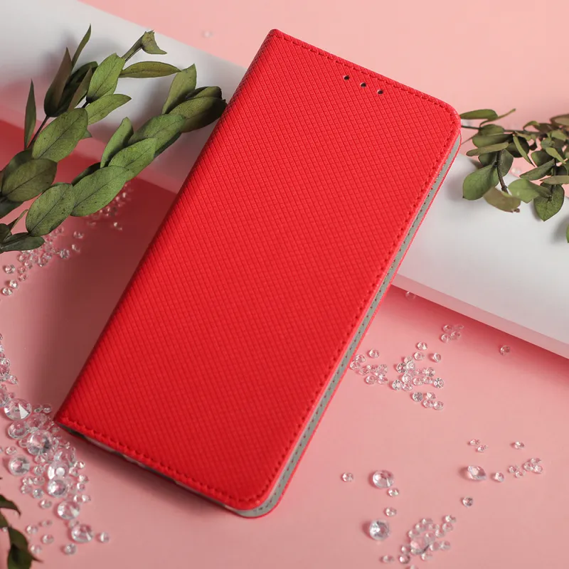 Futrola flip SMART CASE BOOK (Smart Magnet case) za Realme Note 60 / Realme C63 crvena