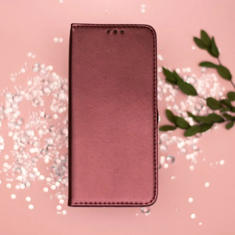 Futrola flip SMART MAGNETO BOOK (Magnetic case) za Realme Note 60 / Realme C63 bordo