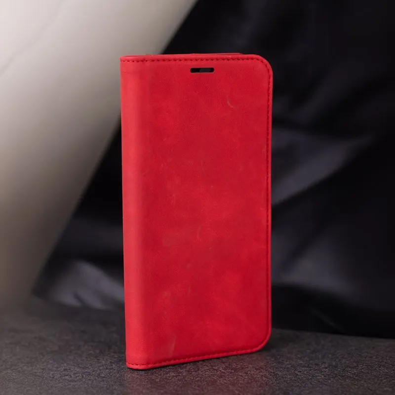 Futrola Smart Suede za HONOR 600 Lite crvena