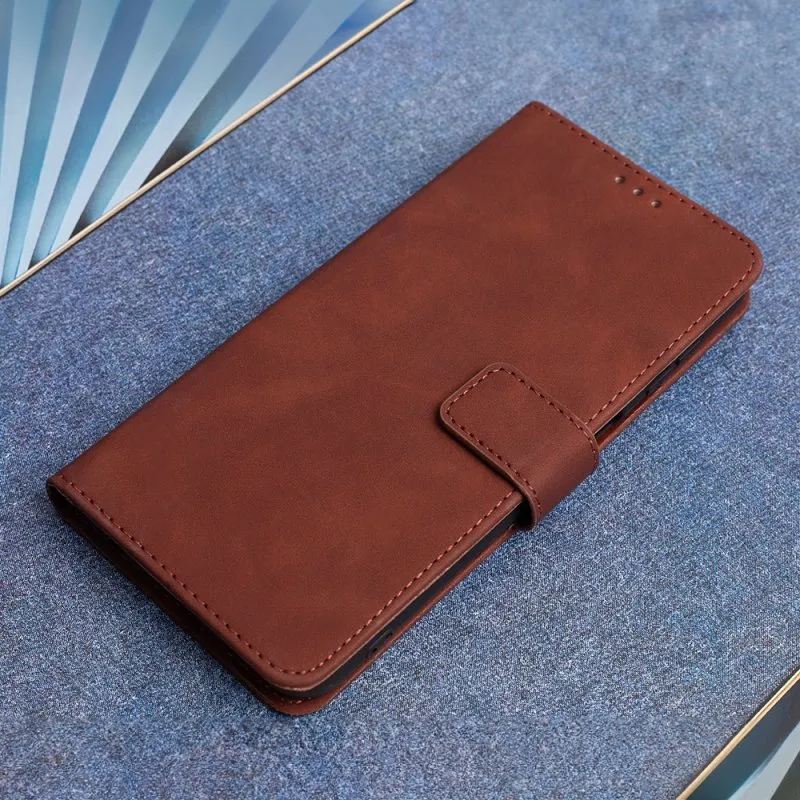 Futrola Smart Velvet za Xiaomi Redmi Note 14 4G braon